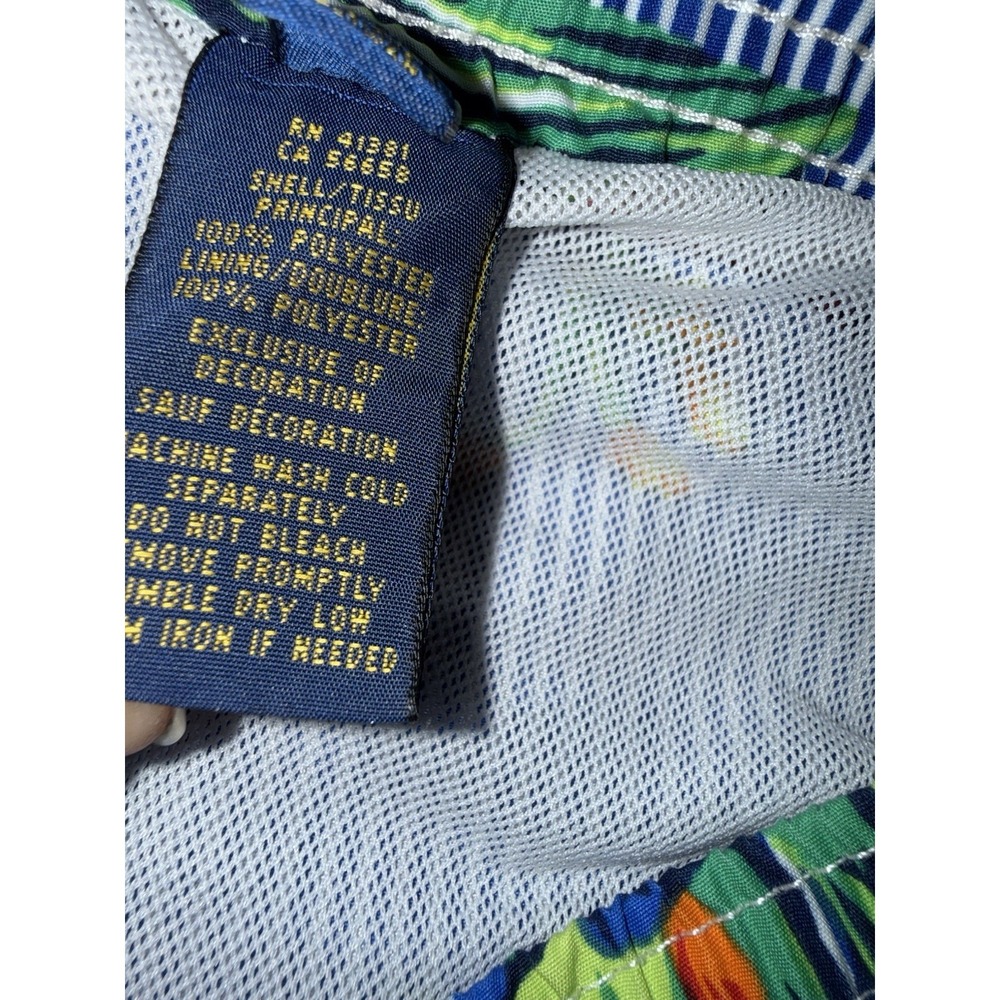 Polo Ralph Lauren Mens Size‎ Large Floral Hawaiian Print Swim Trunks Traveler - Picture 6 of 10